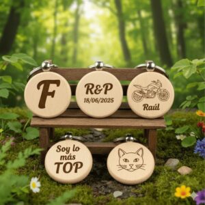 Llavero de Madera Grabado