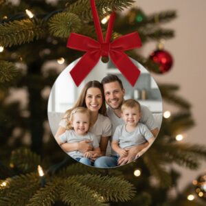 BOLA NAVIDAD CON FOTOGRAFÍA